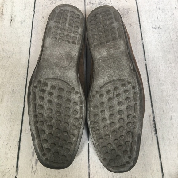 Natha Studio brown suede/leather slip-on loafers - Picture 7 of 8